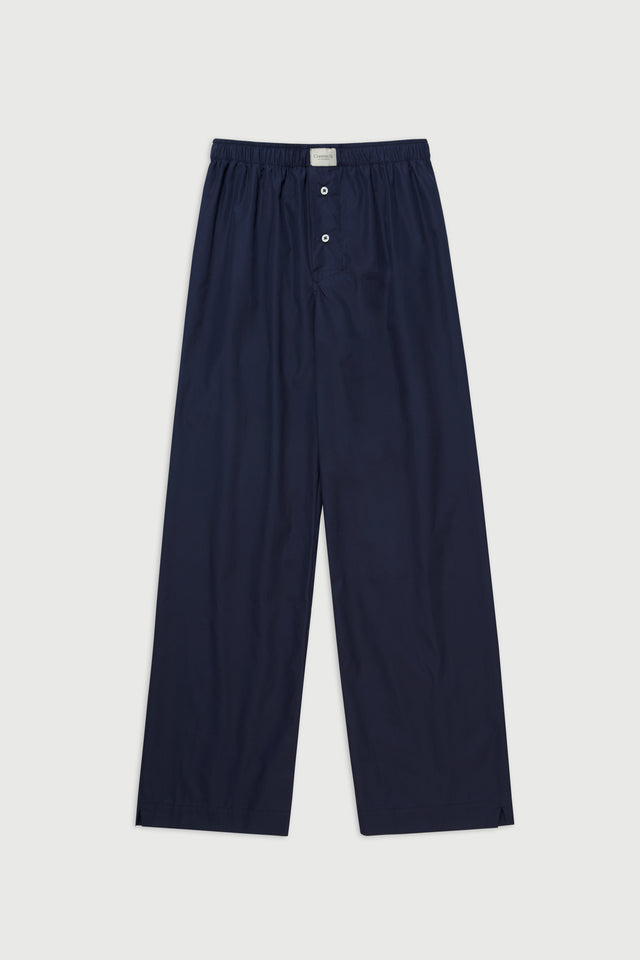 La Boxer Alta, Cotton Poplin, Navy, Comme Si